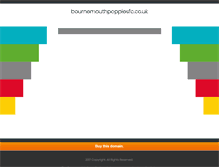 Tablet Screenshot of bournemouthpoppiesfc.co.uk